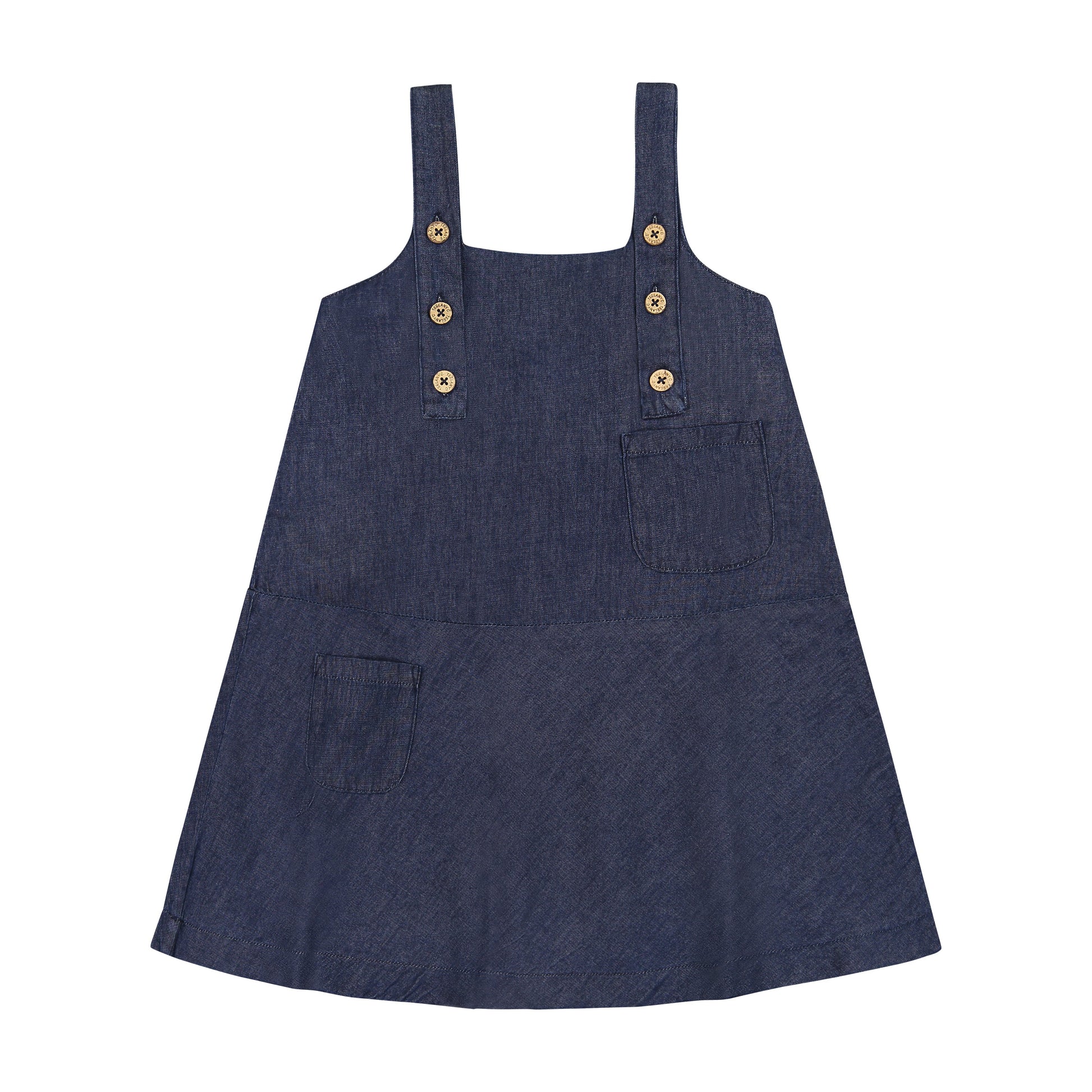 Teela Denim Jumper Past The Knees Modest tznius Dress 3/4 Sleeves 12 / Dark Denim Teela Denim Jumper Past The Knees Modest tznius Dress 3/4 Sleeves 12 / Dark Denim