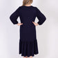 Ladies Drop Ruffle Dress (2 colors) - Modest Necessities