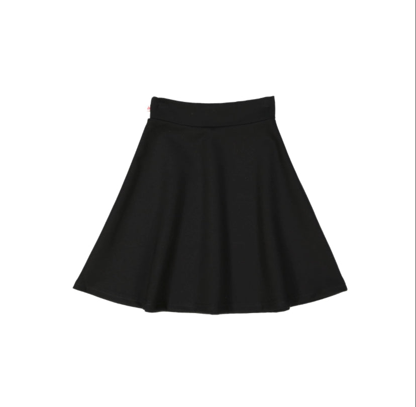 Girls Three Bows Ponte Skirt - Modest Necessities
