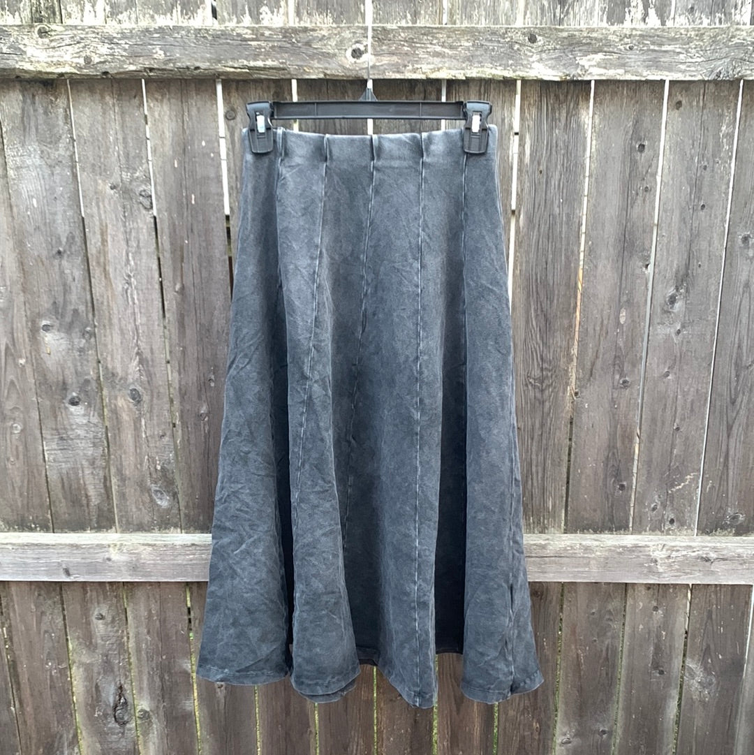 Kiki Riki Ladies Mineral Wash Panel Midi Skirt