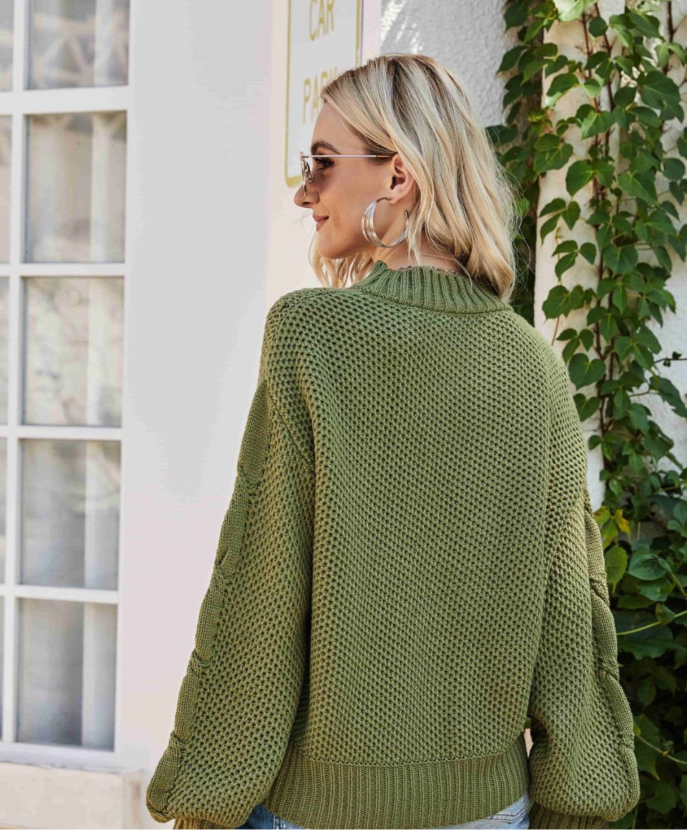 Ladies Woven In Harmony Sweater